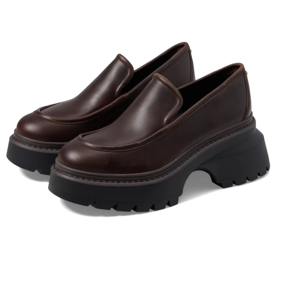 Michael Kors Brown and Black Lug Sole Flats